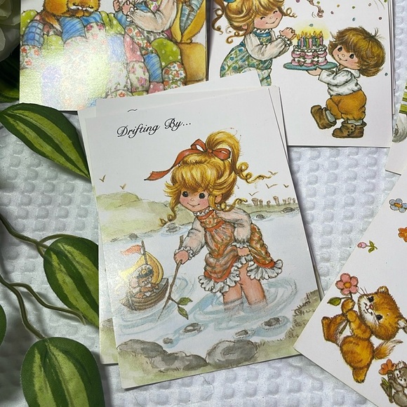 Vtg 1980s Olympicard All Occasion Lot of 13 Cards ONLY - Picture 2 of 6